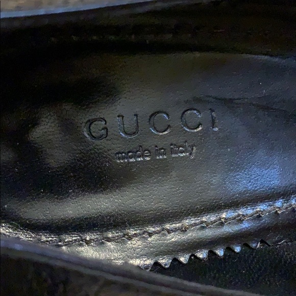 Gucci black leather heels - Picture 3 of 5